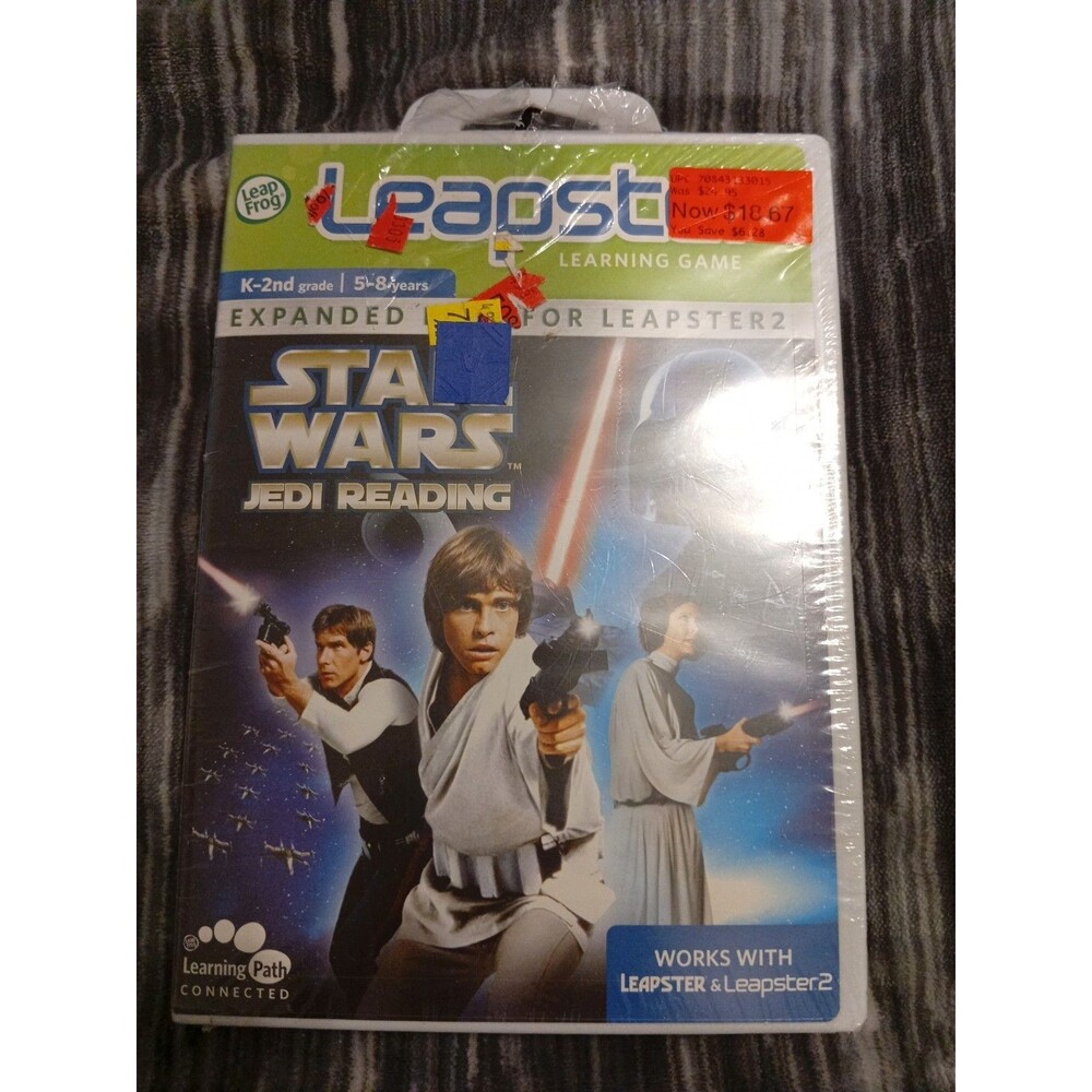 Leapster Leap Frog Star Wars Jedi Reading Game - New - Partially Opened